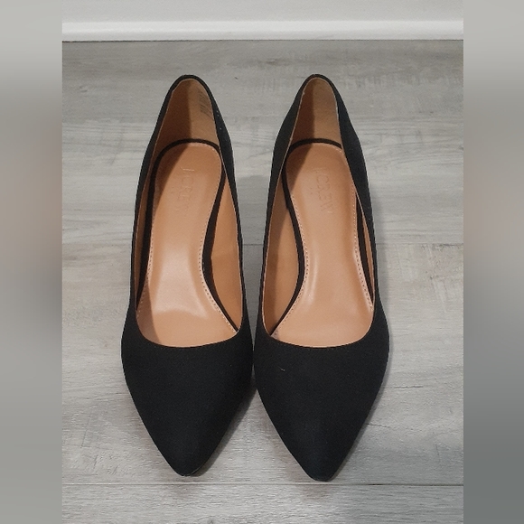 Shoes - Black size 7 j. Crew heels
